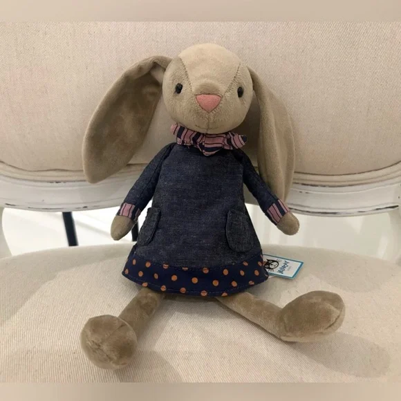 NWT Retired Jellycat Riverside Rambler Rabbit Rare Authentic - Picture 5 of 14